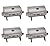Smoke Hollow 205 Stainless Steel TableTop Propane Gas Grill, Perfect for tailgating,camping or any outdoor event