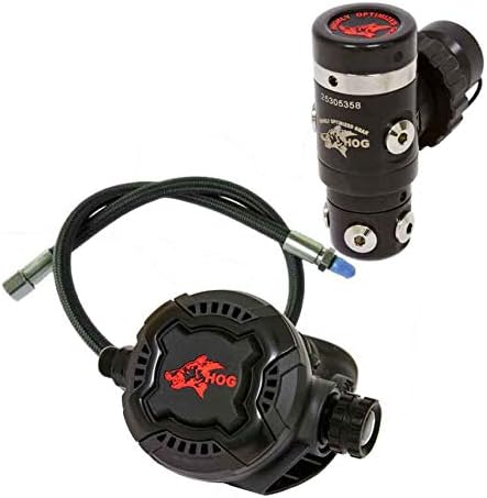 Hog D3 1st Stage Sealed w/Zenith 2nd Stage (D3 Sealed Din w/Zenith Black)