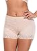 KIWI RATA Womens Seamless Butt Lifter Padded Lace Panties Enhancer Underwear,Nude,Small