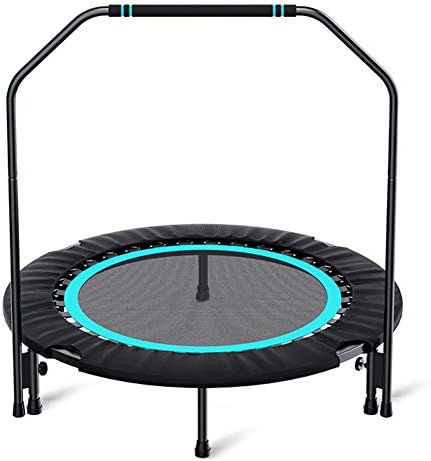 トランポリン 公式サイト 取り外し可能なアームレスト付き40インチ折りたたみ式ミニトランポリン大人と子供に適しています屋内ジムスリムな有酸素運動