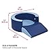 ECR4Kids ELR-12764-NVPB Softzone Lil Personal Space Cozy Foam Retreat, Navy/Powder Blue