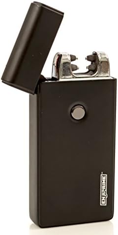 70% off end soon, Hurry, Best Double Arc USB Black Electric Rechargeable Arc Lighter, Enji Prime, spark At The Push Of a Button, Flameless, Windproof, Eco Friendly &amp; Energy Saving