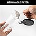 BOCHA Loose Leaf Tea Maker with Glass Teapot, Built in Infuser and Removable Filter - 2 Cup Size