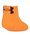 Under Armour Lowcut Socks (3 Pack), Toddler(5-6.5), Blaze Orange Assortment