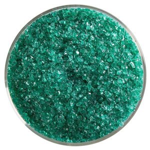 5 Oz Emerald Green Transparent Medium Frit - 90 Coe