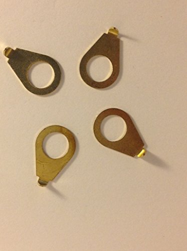 4 Pack Gold Finish Guitar Knob Pointer Washers Fit US Spec 3/8 inch Bushing Pots