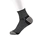 Ankle Socks, Men's Athletic Socks,Cotton Sports Socks White, Gray, Black, 9-11, 3 Pairs (Shoe Size 7-13)