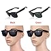 M-Egal Classic Driving Cycling Sunglasses Glasses Uv Protect Polarized Black Square Eyes Wear