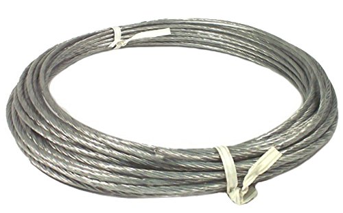 50' Hank of 6/20 Plastic Coated Guy Wire for Antenna Mast - 20 Gauge - Down Guy