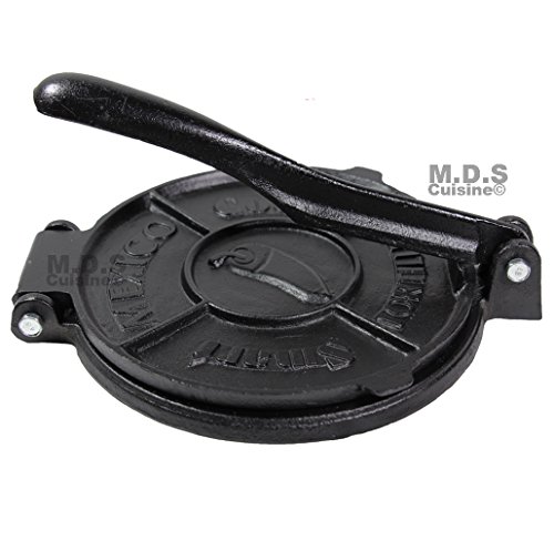 Tortilla Press Heavy Cast Iron, 8" Authentic Tortilla Press