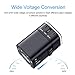 Travel Adapter Universal International Power Adapter World Travel USB Outlets 100V to 240V【Type c + 2 Port USB + EU/US/AUS/UK】 Plug Converter,Multi Adapter Travel Accessories