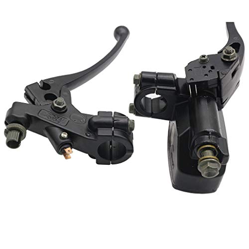 OTOHANS AUTOMOTIVE Universal Motorcycle 7/8" 22mm Aluminum alloy Handlebar Brake Master Cylinder Clutch Lever Left & Right Set - Thumbnail 2