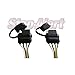 Trailer Splitter with CAPS COVER for LED Tailgate light Bar 4 Pin Adapter FLAT Y-Splitter Harness High Capacity