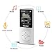 Eleston 8GB Portable MP3/MP4 Player, 70 Hours Music Playback Lossless Sound with 1.8inch Screen Including Earphones Support Up to 64GB TF Card (White)