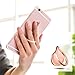 Cell Phone Holder,COCOFU 2pcs 360°Rotation and 180°Flip Universal Finger Ring Stand/Grip/Kickstand/Mount,[Washable][Removable] Zinc Alloy Finger Loop for iPhone,Smartphones and iPads -Rose Gold