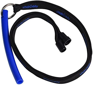 chubuddyNeck Lanyard and Strong Tube Slim 3/8" inch Diameter (Blue)