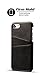 Leather iPhone Case for Iphone 7 | Iphone 8 | Wallet Phone Case | Ultra-Slim Leather Credit Card Holder | Mobile Phone Case | Phone Cover | For Girls | Boys| Men, Black
