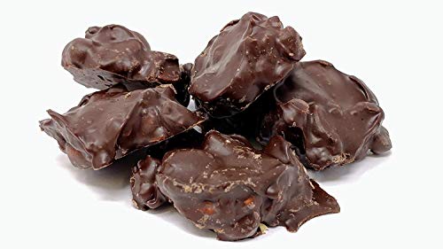 Candy Retailer Dark Chocolate Covered Caramel Nut Clusters 1 Lb.
