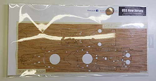 Premium Wood Deck for 1/350 Modern New Jersey (fits Tamiya Kit)