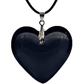 Chunky Puffy Heart Choker Necklace Big Glass Heart Pendant Necklace Trendy Y2K Necklace Elegant Braided Bow Heart Necklace Adjustable Gothic Black Velvet Chain Necklace Christmas Birthday Party Halloween Costume Jewelry for Women