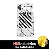 iPhone X - 5.8” - Protective Durable Slim Fit TPU Case/Cover/Bumper/Skin/Cushion - Street Fashion [NIS Industries](White)
