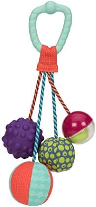 toys – baby- Rattle Ball – Balls Teething Clip -Sensory