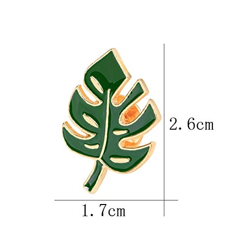 Novelty Cartoon Brooch Pin Cactus Enamel Pin Badge for Clothes Bags Backpacks Palm Leaf Cactus Coconut Tree Breast Pin