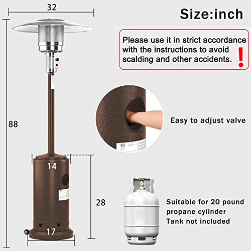 Patio Heaters Outdoor Propane Heater Outdoor Portable Heaters with