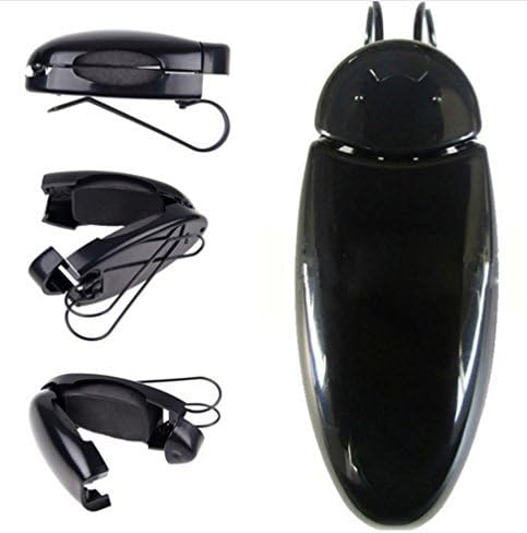 Sunglasses Holder Clip for Car Visor (Black)