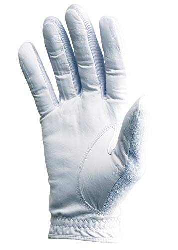 Tourna Tennis Glove-Ladies Full, Finger-Medium-Right, White, TGF-L-M-R, 7"