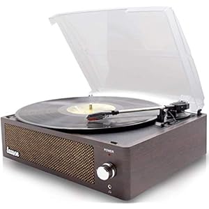 Lauson XN091 Platenspeler Codering PC-Link | Vintage Vinyl Platenspeler met Bluetooth en Ingebouwde Speakers Vinyl…