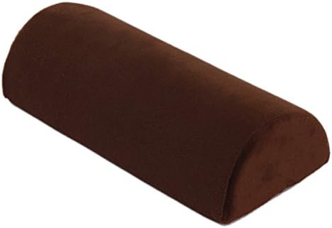 Wgwioo Foot Rest Cushion Ergonomic Footrest Your Feet Leg At Home Or Office Resilient Memory Foam For Under Desk,Brown,401810Cm