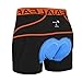 Baleaf Men's 3D Padded Bike Bicycle MTB Cycling Underwear Shorts
