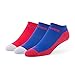 NFL New York Giants Women's '47 Gait Sport No-Show Socks, Medium, 3-Pack
