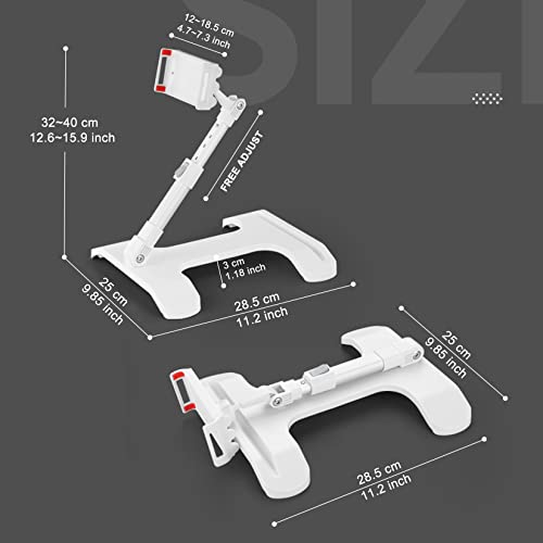 SOOGTEN Cell Phone Stand, Adjustable Phone Stand Movable Light Case Friendly Phone Holder Stand, Phone Stand Compatible with All Mobile Phone, iPhone, iPad, Tablet 4-11\