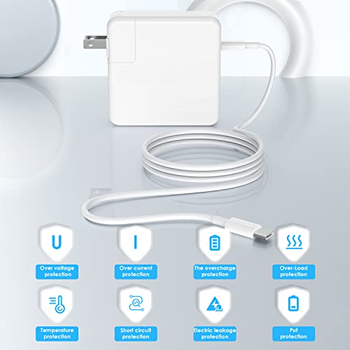 YIESERRA 61W USB C Mac Book Pro Charger Power Adapter for Mac Pro 13