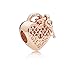 Pandora Jewelry Love You Lock Rose Charm