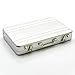 Riipoo(TM) Fashion New Mini Code Case Aluminum Business Card Holder Name Card Holder Case, Product Material 0.6mm Aluminum (Silver)
