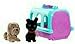 NEW 2016 Puppy In My Pocket Series 2 Mystery Puppy Carrier- BLUE & PURPLE (includes 2 flocked mystery puppies in a carrier)