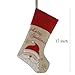 DEJU Christmas Stockings Set of 3, Santa, Snowman & Reindeer, 17