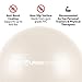 URBNFit Exercise Ball - Yoga Ball in Multiple Sizes for Yoga, Pilates, Pregnancy, Stability - Anti-Burst Swiss Balance Ball w/Quick Pump – Office Ball Chair for Home and Gym – 26 Inch - White