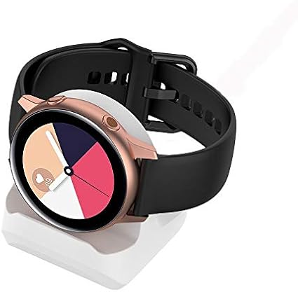 Amazon Com Compatible For Samsung Galaxy Watch Active 40mm Charger Stand Galaxy Active 2 40mm 44mm Charging Cradle Replacement Dock For Sm R500 Sm R820 Sm R830 White Home Audio Theater