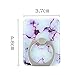 Mavis's Diary 2 Pcs Ring Stand Holder Marble Pattern Universal 360 Degree Rotating Phone Metal Buckle Tablet Finger Grip Kickstand for All Phones Tablets - Purple & Blue