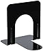 Universal Economy Bookends, Standard, 4 3/4 x 5 1/4 x 5, Heavy Gauge Steel, Black, 6 Pair