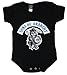 Sons of Anarchy Reaper Logo Baby Creeper Romper - Black