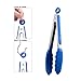 Premium Stainless Steel Kitchen Tongs With Silicone Tips For Cooking, Barbecue and Grill 3 Set 7- 9- 12 Inch