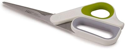 Joseph Joseph PowerGrip All Purpose Kitchen Scissors White Green
