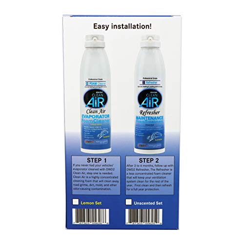 DWD2 Clean AIR® Premium Foaming Automotive Evaporator Coil Cleaner