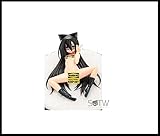 Okayama Imako System Imako-san Ver. Nekomimi Sexy V Pose Cute PVC Figure 1/6