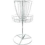 Titan Disc Golf Basket Double Chains Portable Practice Target Steel frisbee hole